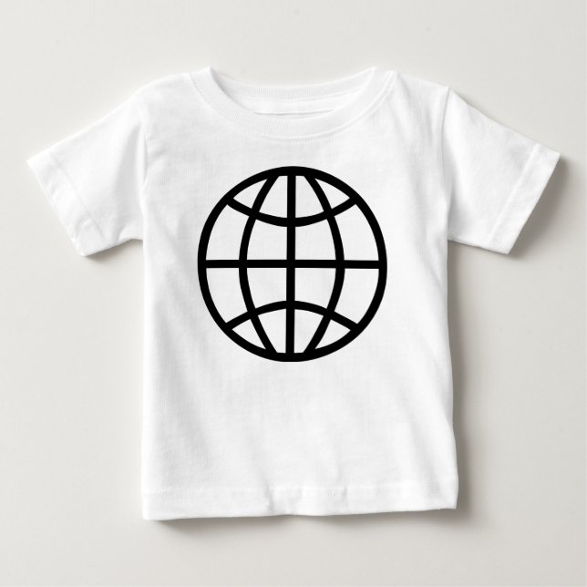 Globe Symbol Baby T-Shirt (Front)