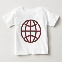 Globe Symbol - Dark Brown