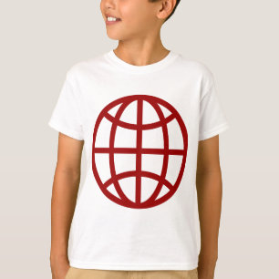 Globe Symbol - Ruby Red T-Shirt