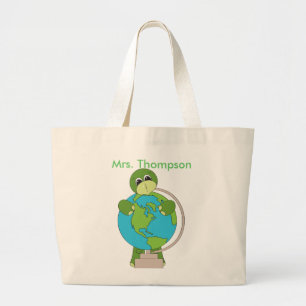 Globe Teacher Tote Bag