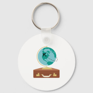 Globe Travel Key Ring