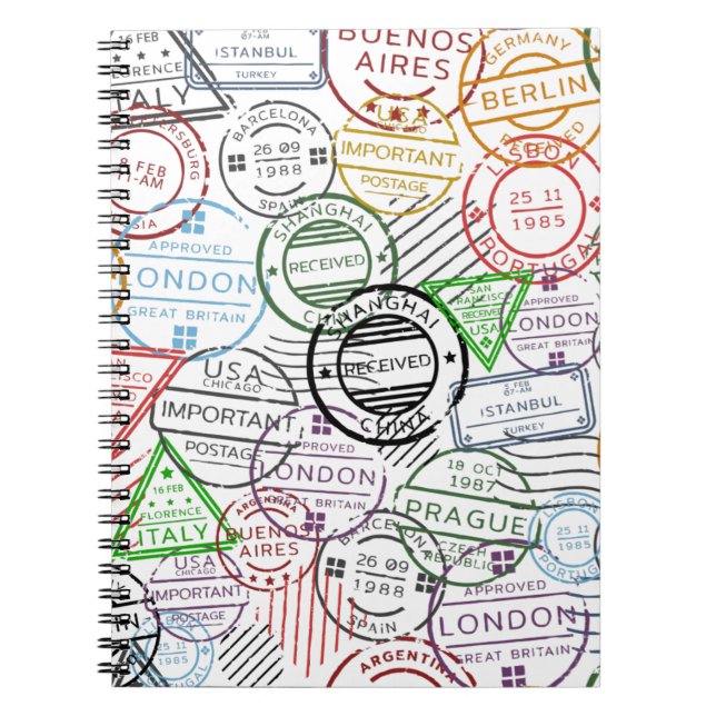 Globetrotter Travelling Stamped Journal (Front)