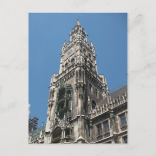 Glockenspiel Tower - Munich, Germany Postcard