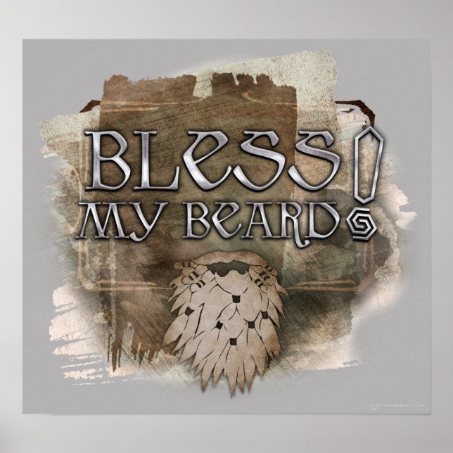Gloin - Bless My Beard Poster (Front)