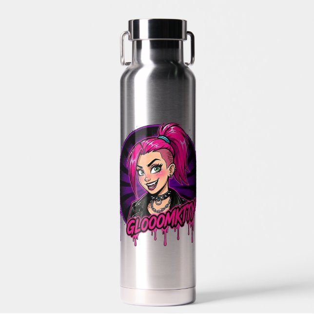 Gloomkitty Insulated Bottle (Front)