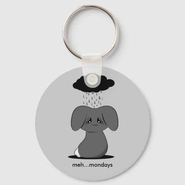 Gloomy Bunny Key Ring (Front)