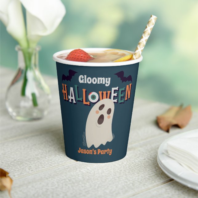 Gloomy Halloween -  Paper Cups (Insitu)