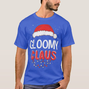 Gloomy Santa Claus Christmas Matching Costume T-Shirt
