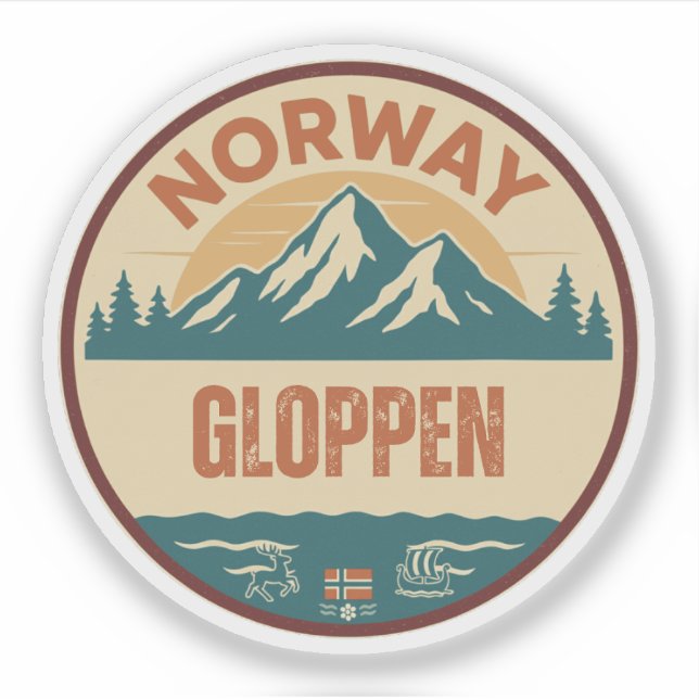 Gloppen, Norge Norway (Front)