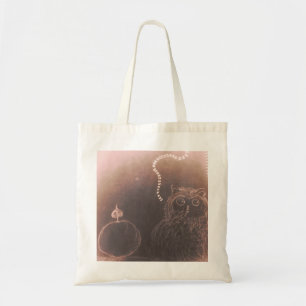 gloria cat in glory lightning tote bag