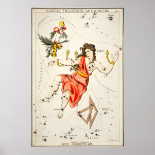 Gloria Constellation Fine Art Print Antique