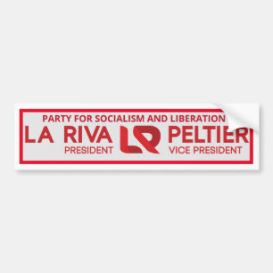 Gloria La Riva / Leonard Peltier 2020 Bumper Sticker