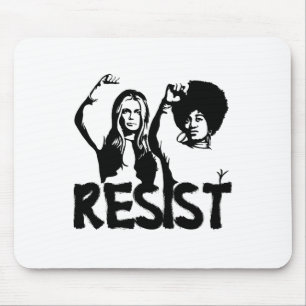 Gloria Steinem And Dorothy Pitman Hughes Resist  Mouse Pad