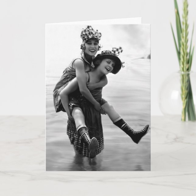 Gloria Swanson and Phyllis Haver Card (Front)