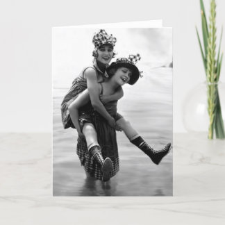 Gloria Swanson and Phyllis Haver Card