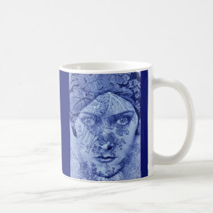 Gloria Swanson in blue Coffee Mug
