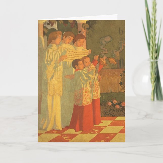 Glorification of the Cross 1899 Holiday Card (Front)