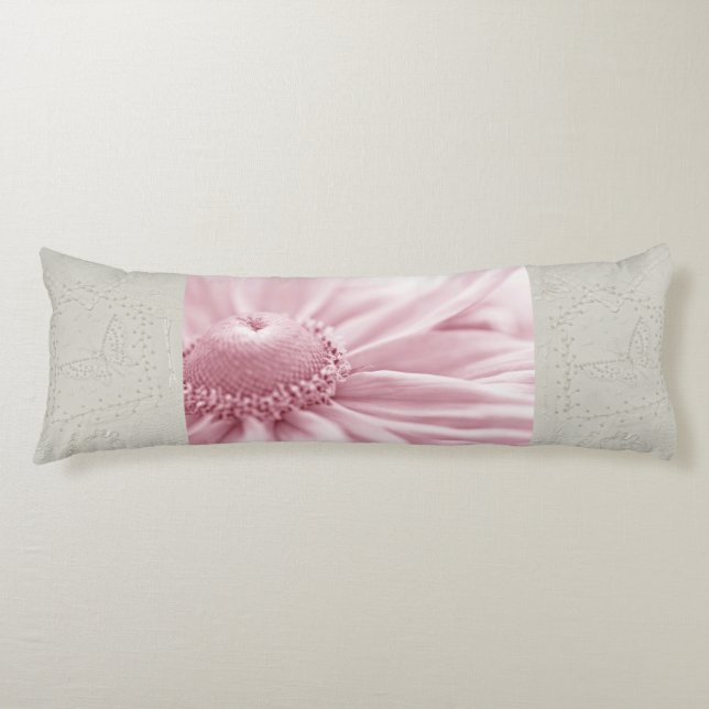Gloriosa Daisy Macro Body Cushion (Front)