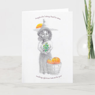 Glorious Autumn blank card