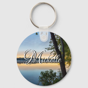 Glorious Autumn Morning Keychain