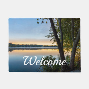 Glorious Autumn Morning Welcome Doormat
