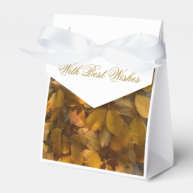 Glorious Autumn on a Favour Box (1) (Front Side)