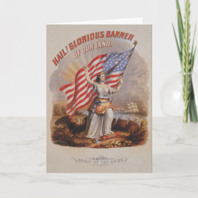 Glorious Banner! - Greeting Card (Front)