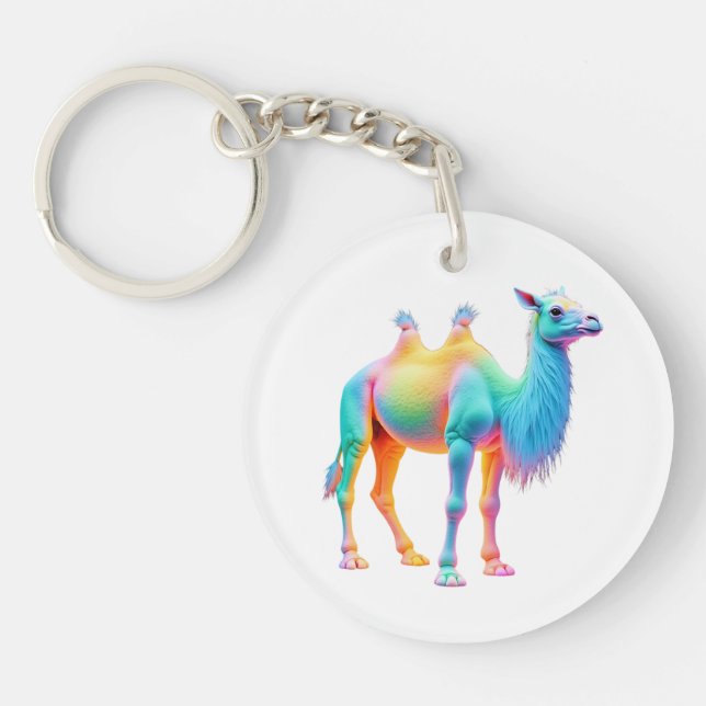 Glorious Camel Art Key Ring (Front)