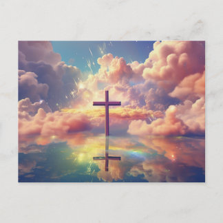 Glorious Christian Cross Greeting Card