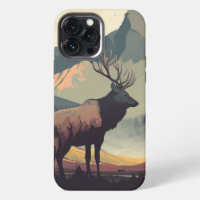 Glorious Elk iPhone Case