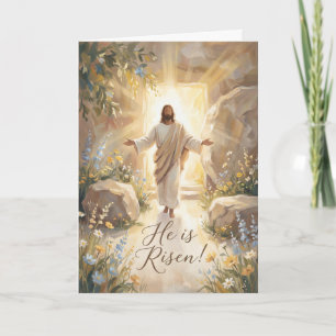 Glorious He is Risen Card