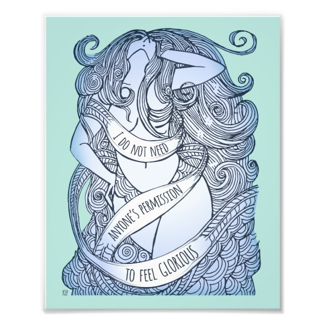 Glorious Medium Print in Seascape (Front)