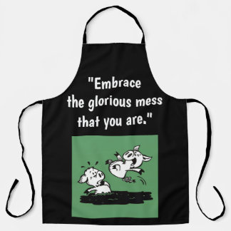 'Glorious Mess' Apron (Large)
