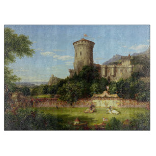 Glorious Past (Mediaeval Castle & Jousting Knights Cutting Board