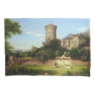 Glorious Past (Mediaeval Castle & Jousting Knights Pillowcase