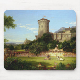 Glorious Past (Mediaeval Joust) (Historical Art) Mouse Pad