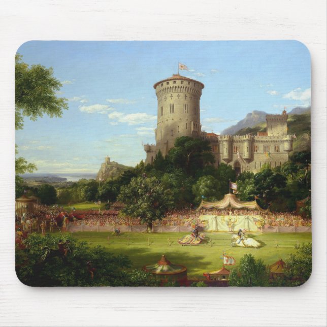 Glorious Past (Mediaeval Joust) (Historical Art) Mouse Pad (Front)