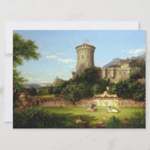 Glorious Past (Mediaeval Joust) (Vintage Art) Card