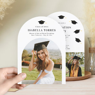 Glorious Peak Graduation Party Invitation