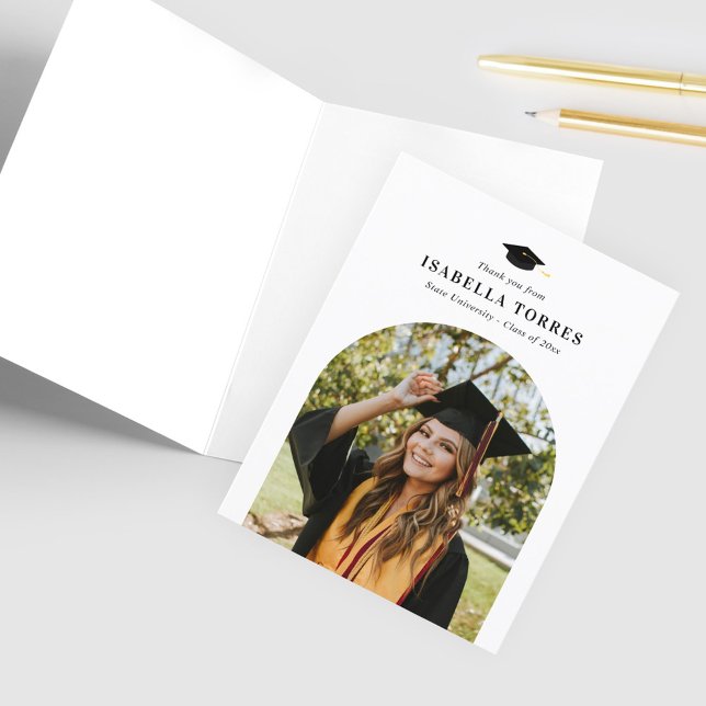 Glorious Peak Graduation Thank You Card (Creator Uploaded)