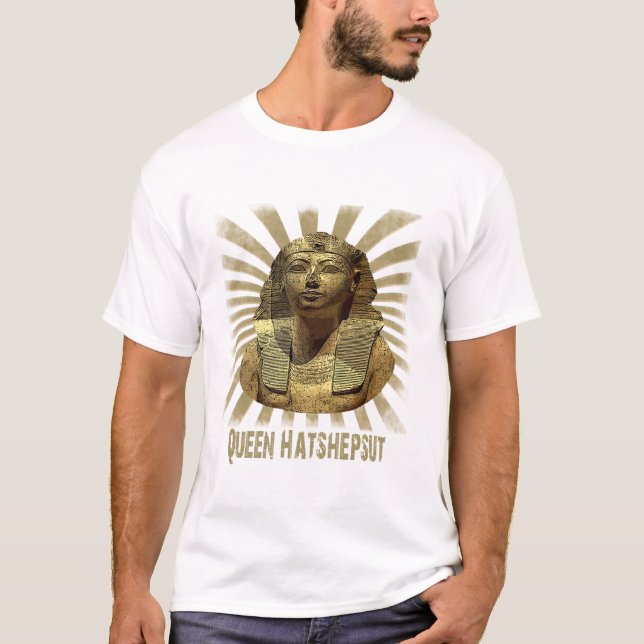 Glorious pharaoh Queen Hatshepsut Ancient Egypt T-Shirt (Front)