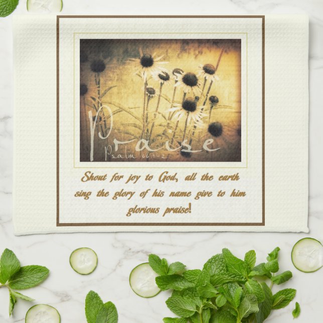 Glorious Praise Kitchen Towel (Folded)