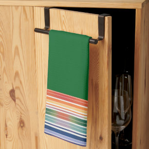 Glorious Rainbow Stripes Tea Towel