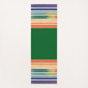 Glorious Rainbow Stripes Yoga Mat