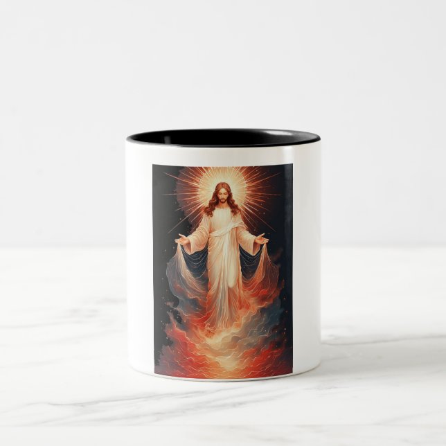 Glorious Risen Christ Christian Coffee Mug (Center)