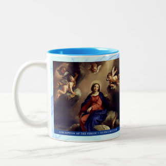 Glorious Rosary Mysteries Item #4: Assumption Two-Tone Coffee Mug
