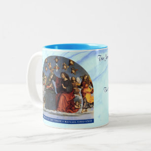 Glorious Rosary Mysteries Item #5: Coronation Two-Tone Coffee Mug