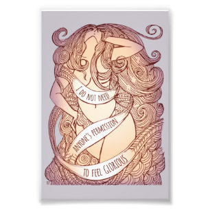 Glorious Small Print in Lilac