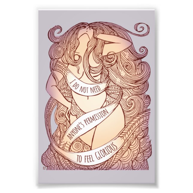 Glorious Small Print in Lilac (Front)