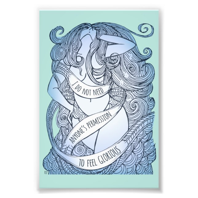 Glorious Small Print in Seascape (Front)